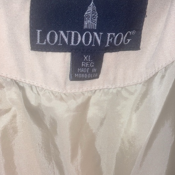 London Fog Women's Light Cream Utility Jacket - Picture 3 of 3